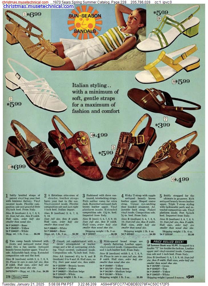 1970 Sears Spring Summer Catalog, Page 228