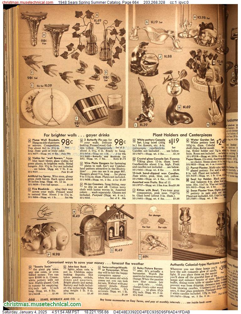 1948 Sears Spring Summer Catalog, Page 664