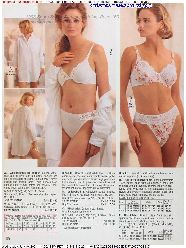 1993 Sears Spring Summer Catalog, Page 160