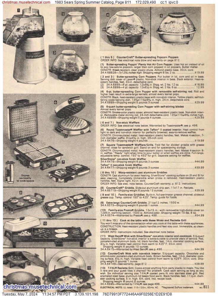 1983 Sears Spring Summer Catalog, Page 811