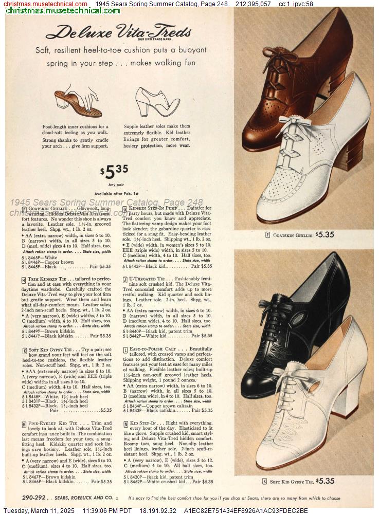 1945 Sears Spring Summer Catalog, Page 248