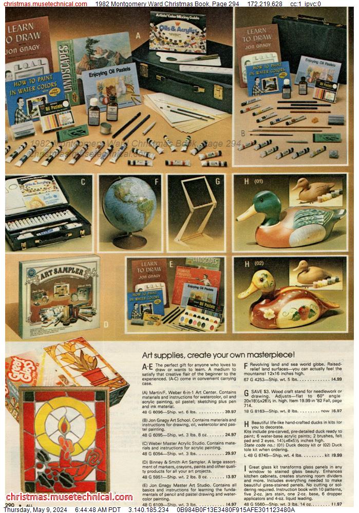 1982 Montgomery Ward Christmas Book, Page 294