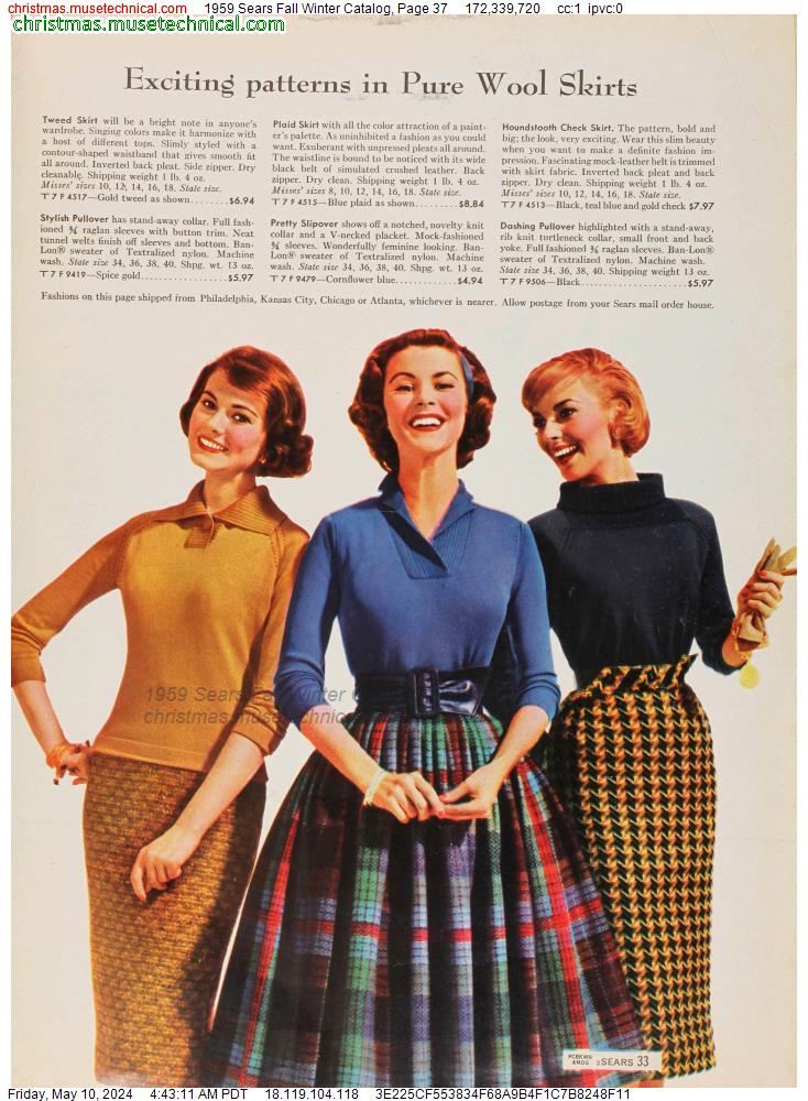 1959 Sears Fall Winter Catalog, Page 37