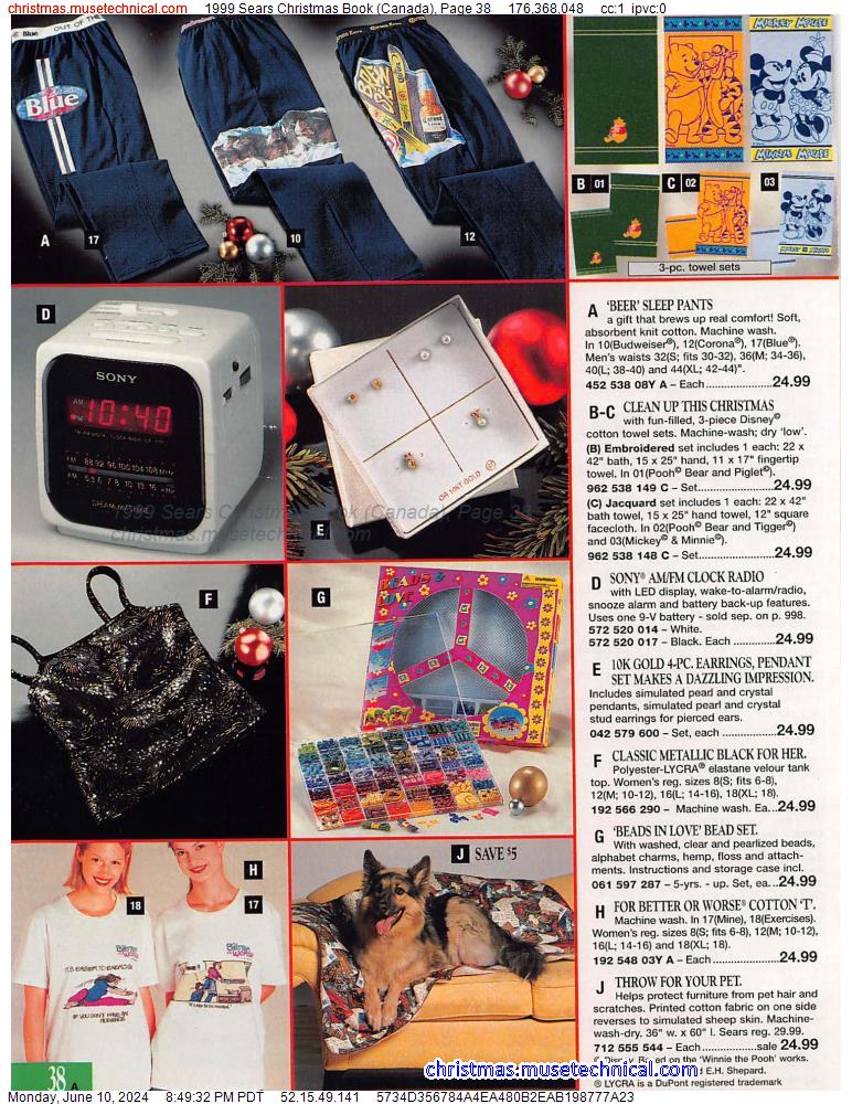 1999 Sears Christmas Book (Canada), Page 38
