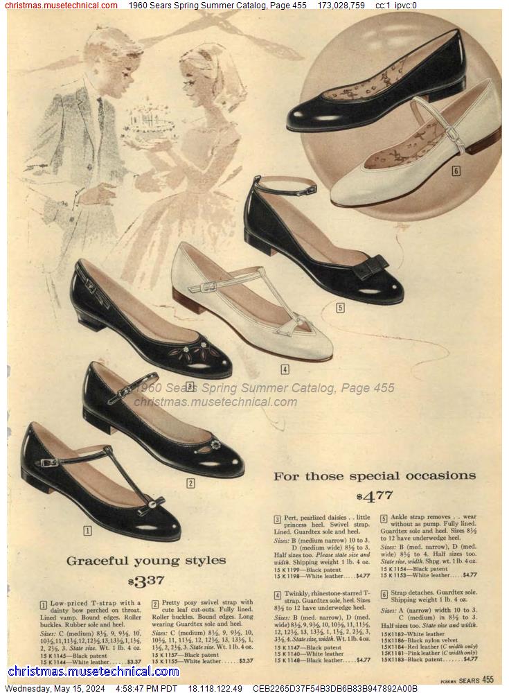 1960 Sears Spring Summer Catalog, Page 455