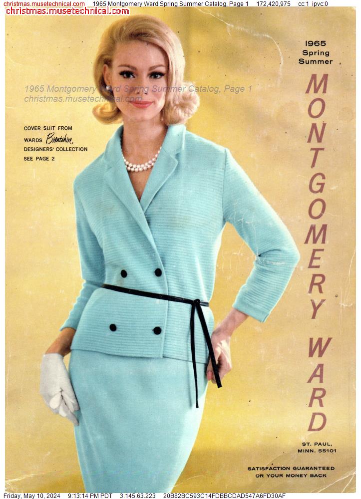 1965 Montgomery Ward Spring Summer Catalog, Page 1
