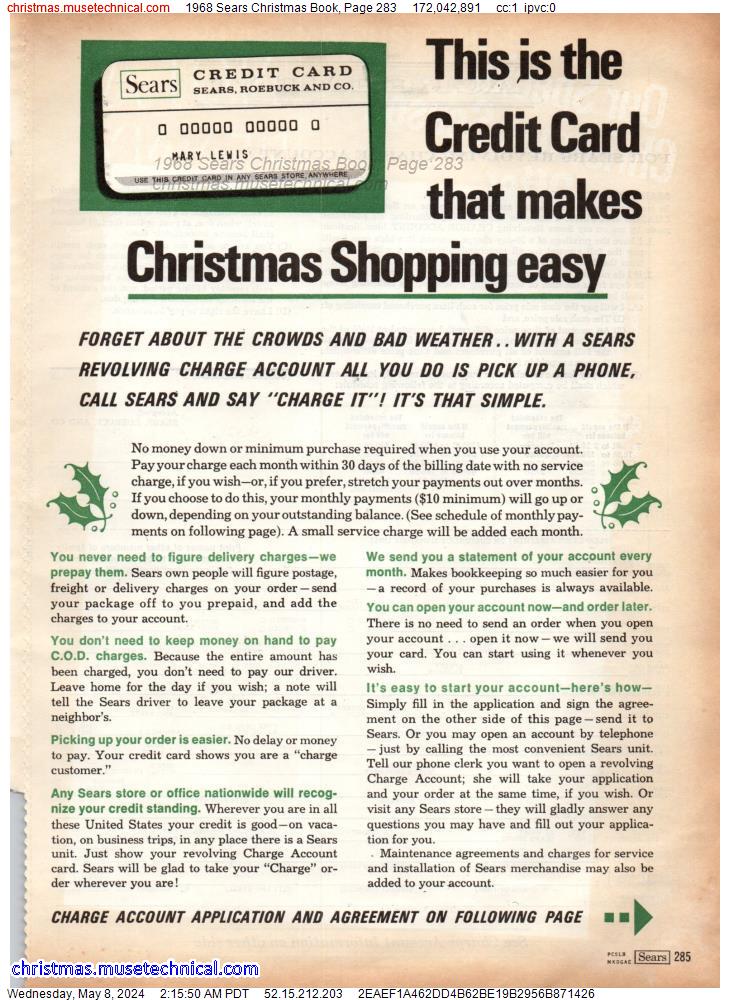 1968 Sears Christmas Book, Page 283