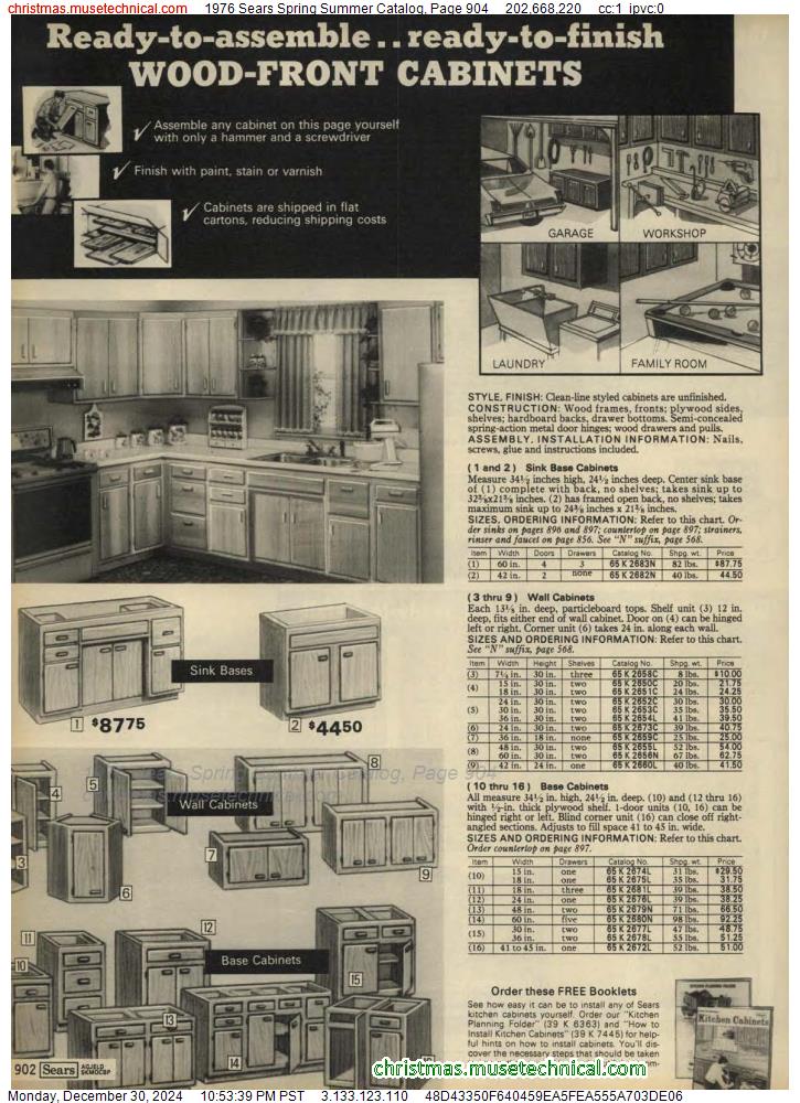 1976 Sears Spring Summer Catalog, Page 904