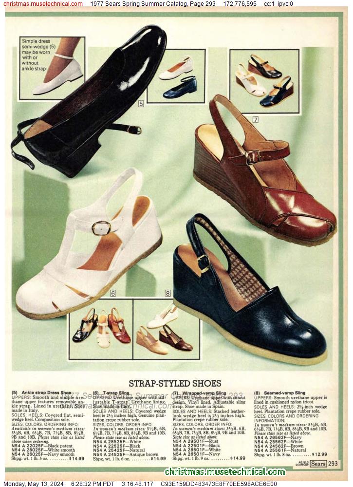 1977 Sears Spring Summer Catalog, Page 293