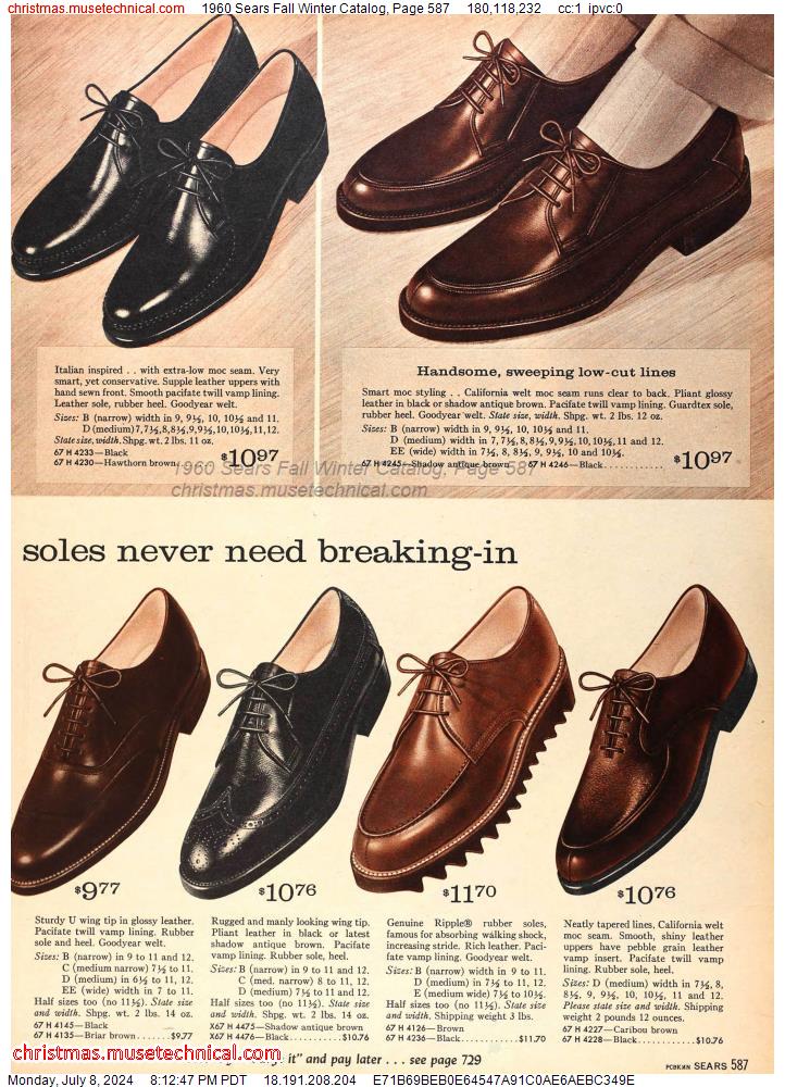 1960 Sears Fall Winter Catalog, Page 587