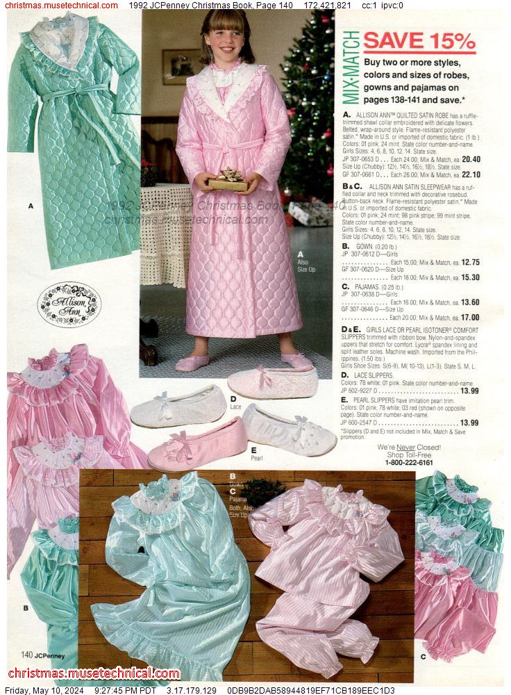 1992 JCPenney Christmas Book, Page 140