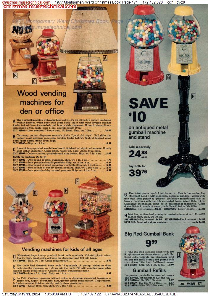 1977 Montgomery Ward Christmas Book, Page 171