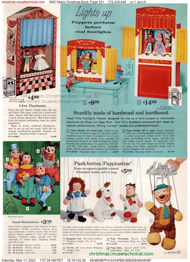1962 Sears Christmas Book, Page 321