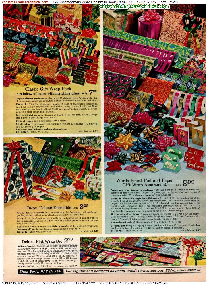 1970 Montgomery Ward Christmas Book, Page 311