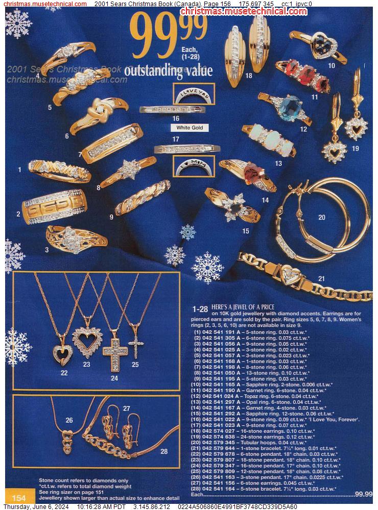 2001 Sears Christmas Book (Canada), Page 156