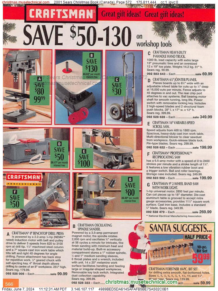 2001 Sears Christmas Book (Canada), Page 572