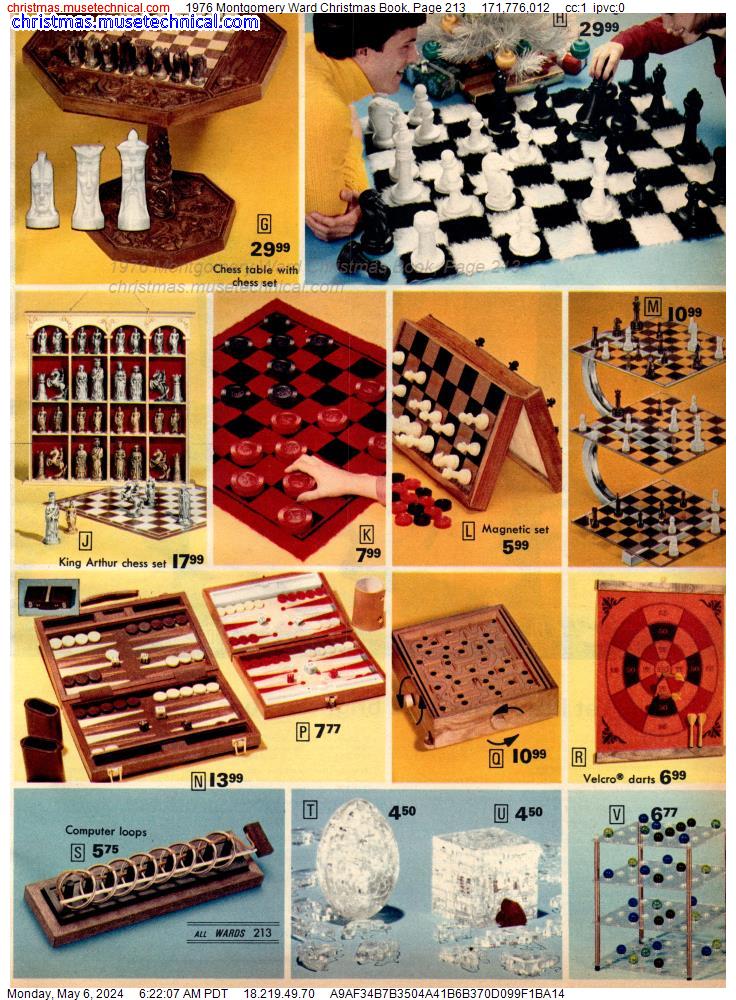 1976 Montgomery Ward Christmas Book, Page 213