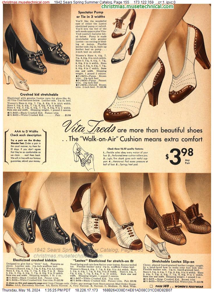 1942 Sears Spring Summer Catalog, Page 155
