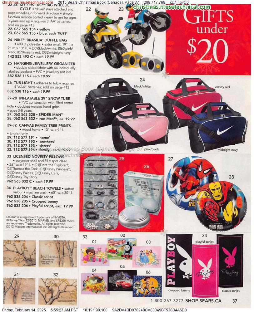 2010 Sears Christmas Book (Canada), Page 37