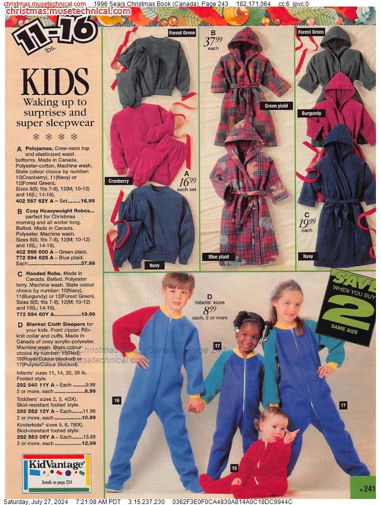 1996 Sears Christmas Book (Canada), Page 243