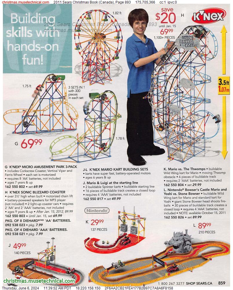 2011 Sears Christmas Book (Canada), Page 893