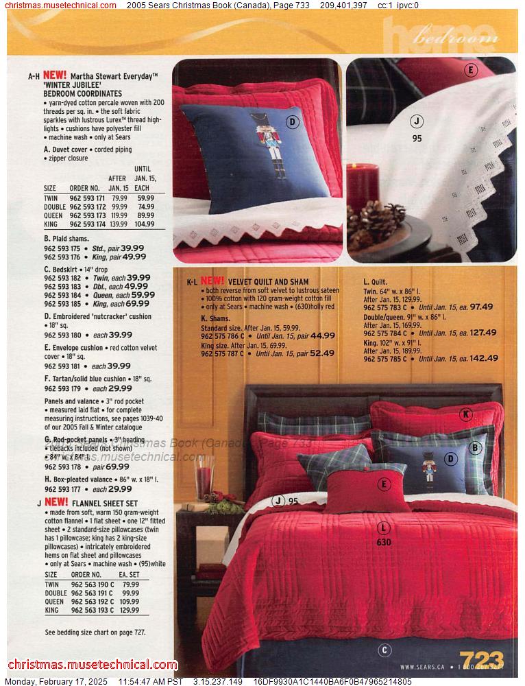 2005 Sears Christmas Book (Canada), Page 733