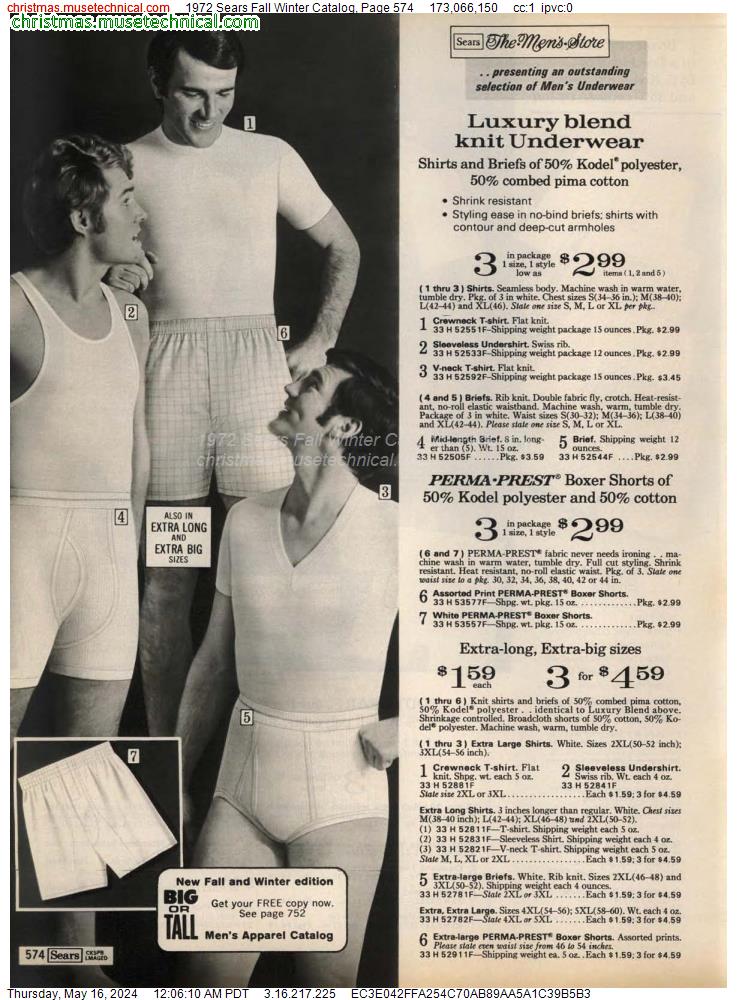 1972 Sears Fall Winter Catalog, Page 574