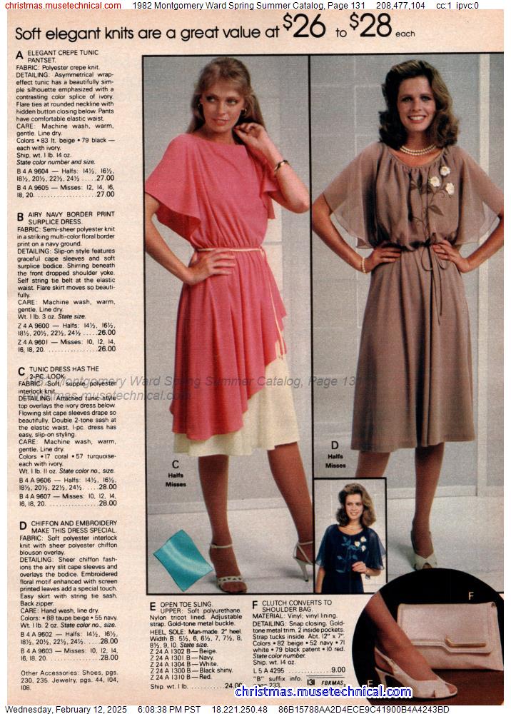 1982 Montgomery Ward Spring Summer Catalog, Page 131