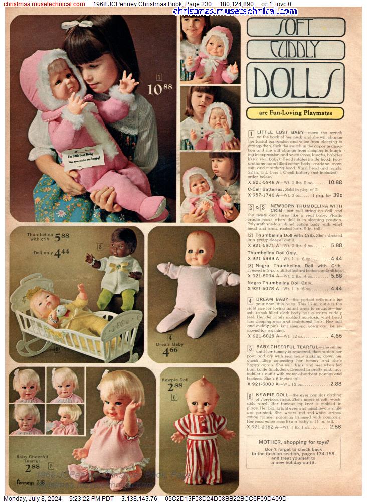 1968 JCPenney Christmas Book, Page 230