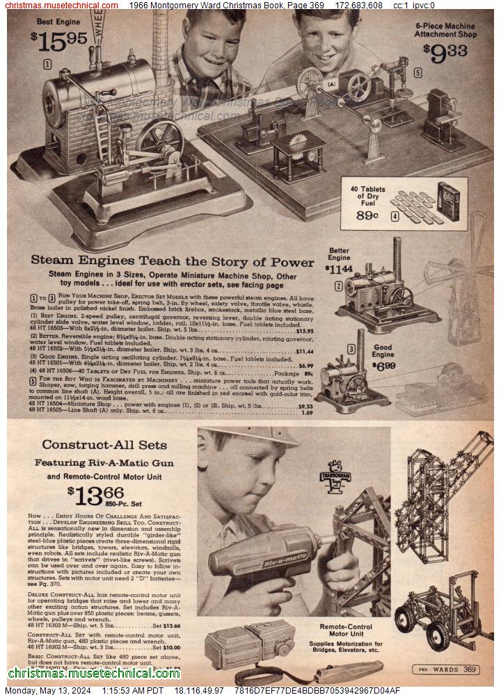 1966 Montgomery Ward Christmas Book, Page 369