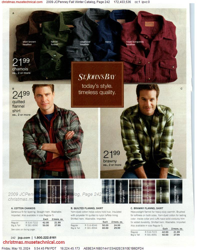 2009 JCPenney Fall Winter Catalog, Page 242