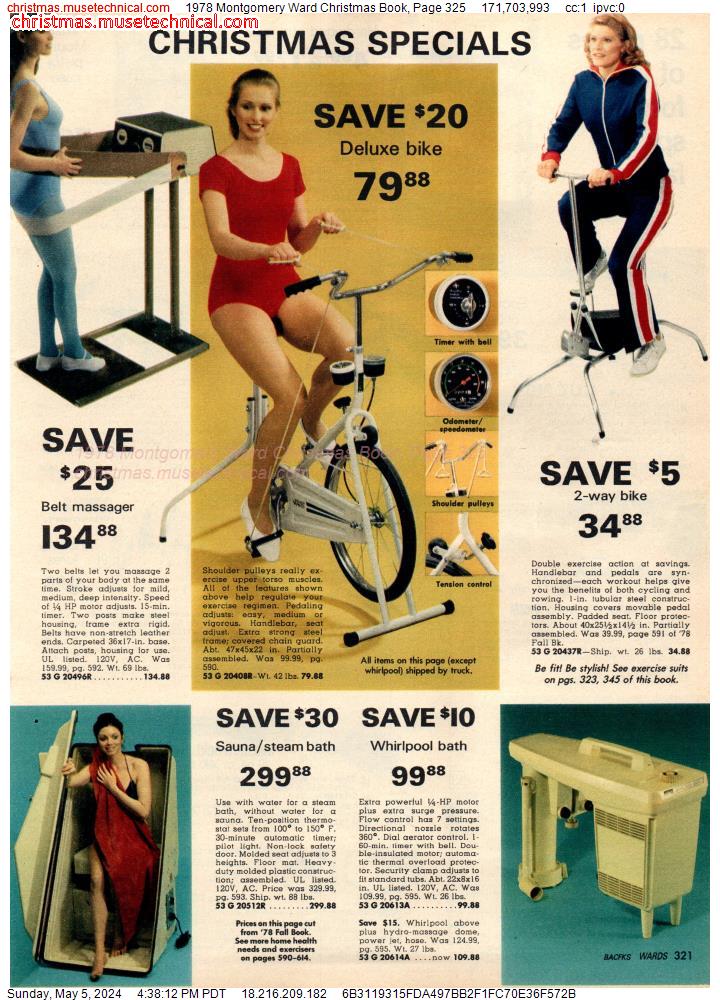 1978 Montgomery Ward Christmas Book, Page 325