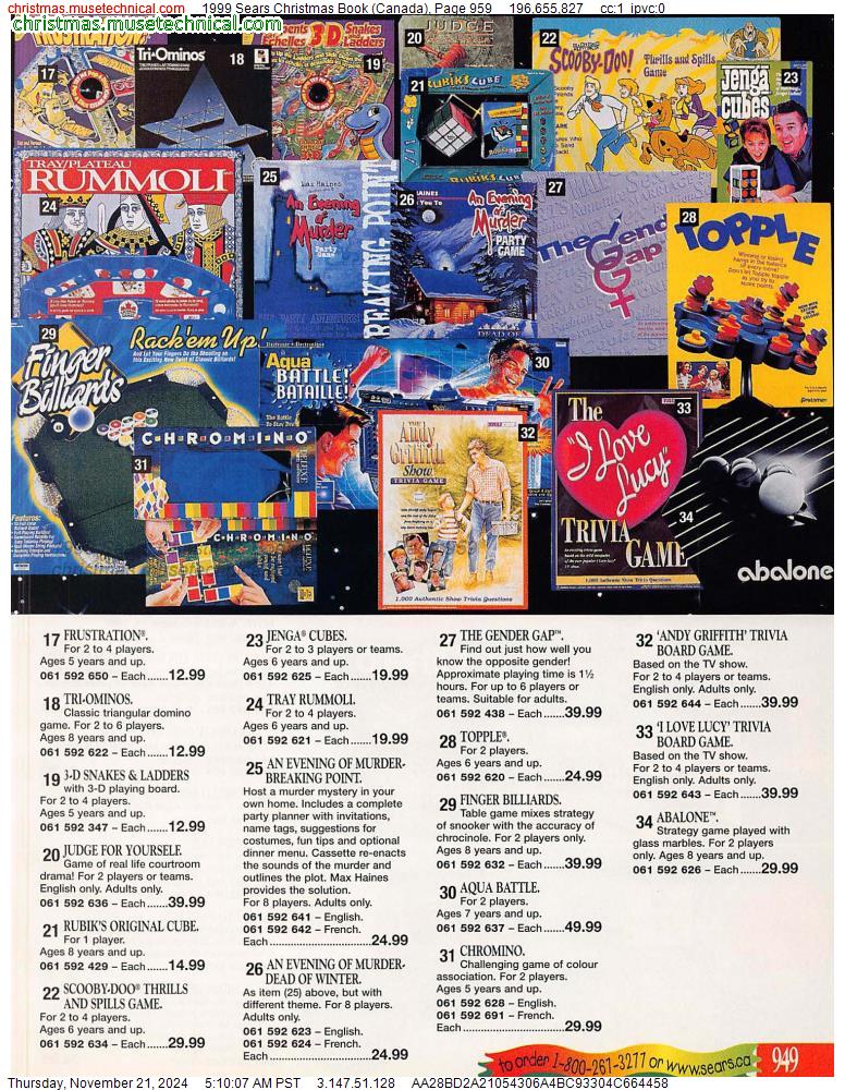 1999 Sears Christmas Book (Canada), Page 959