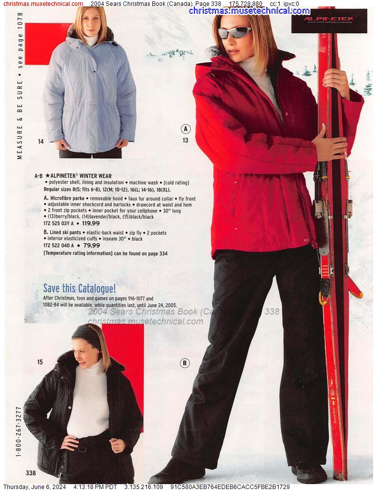 2004 Sears Christmas Book (Canada), Page 338