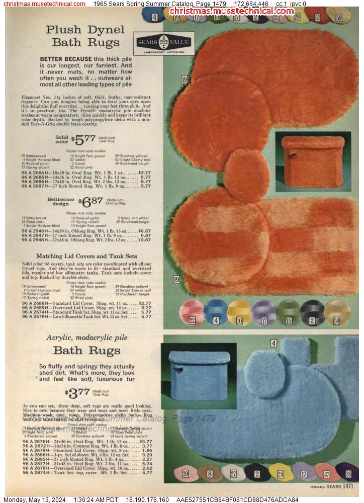 1965 Sears Spring Summer Catalog, Page 1479
