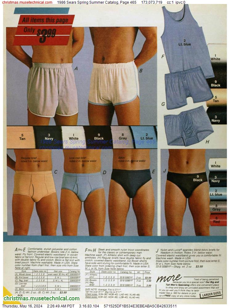 1986 Sears Spring Summer Catalog, Page 465