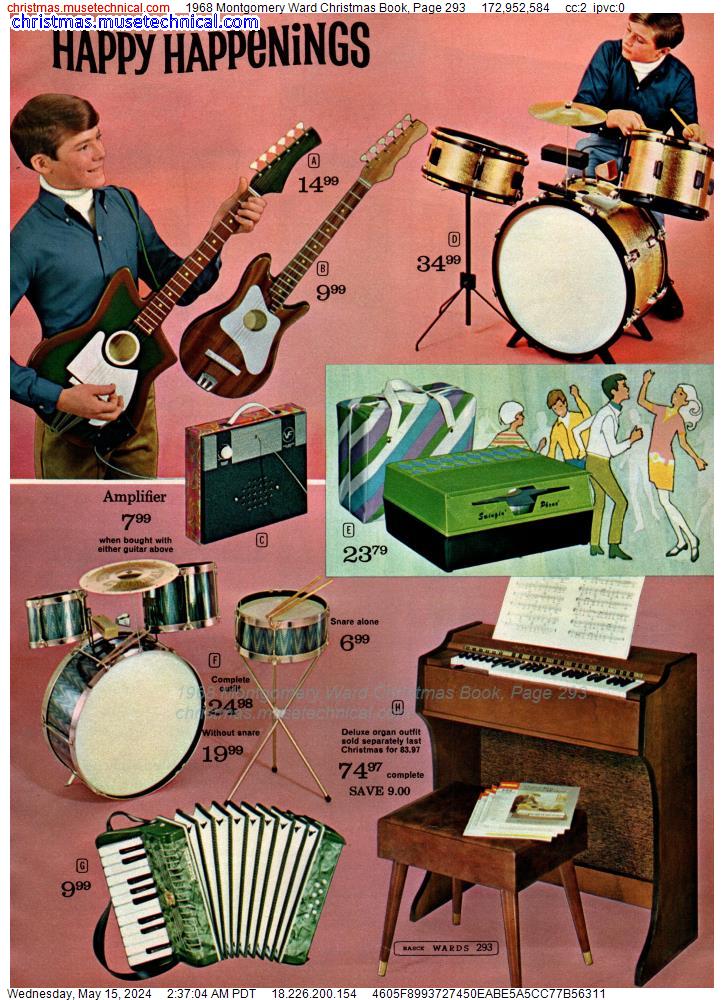 1968 Montgomery Ward Christmas Book, Page 293