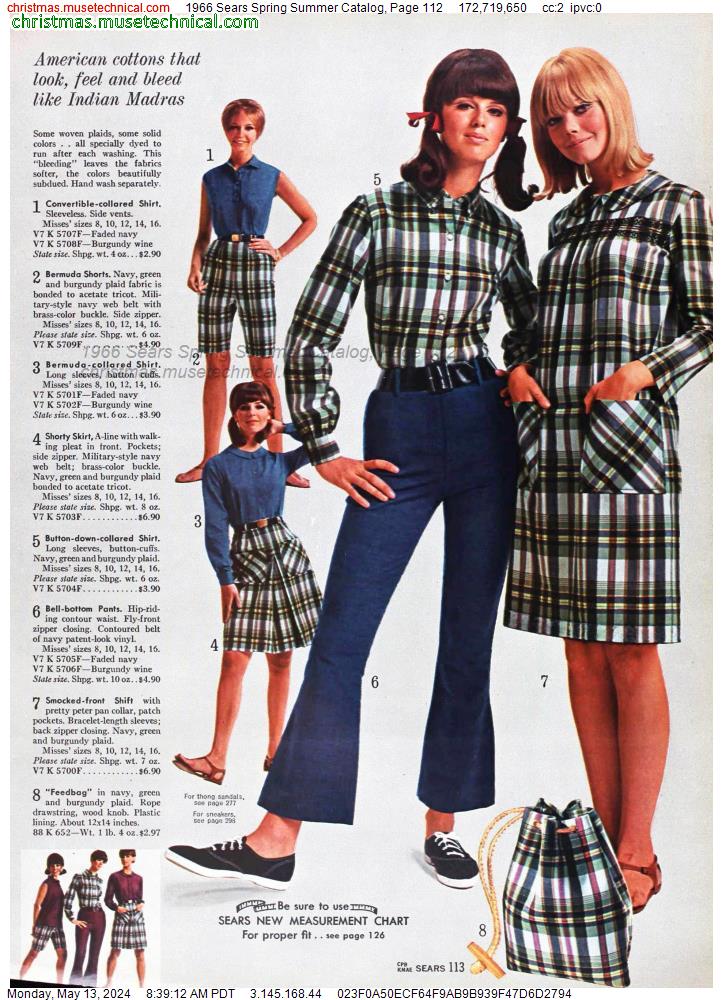 1966 Sears Spring Summer Catalog, Page 112