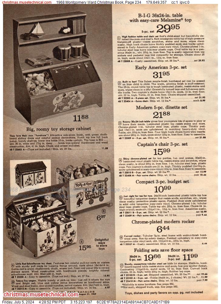 1968 Montgomery Ward Christmas Book, Page 234