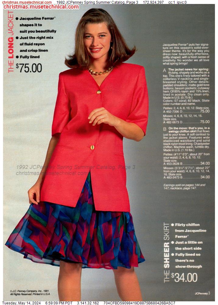 1992 JCPenney Spring Summer Catalog, Page 3