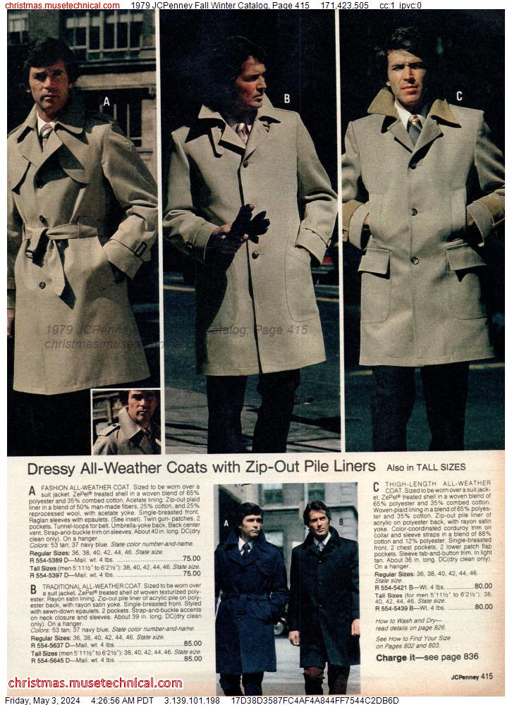 1979 JCPenney Fall Winter Catalog, Page 415