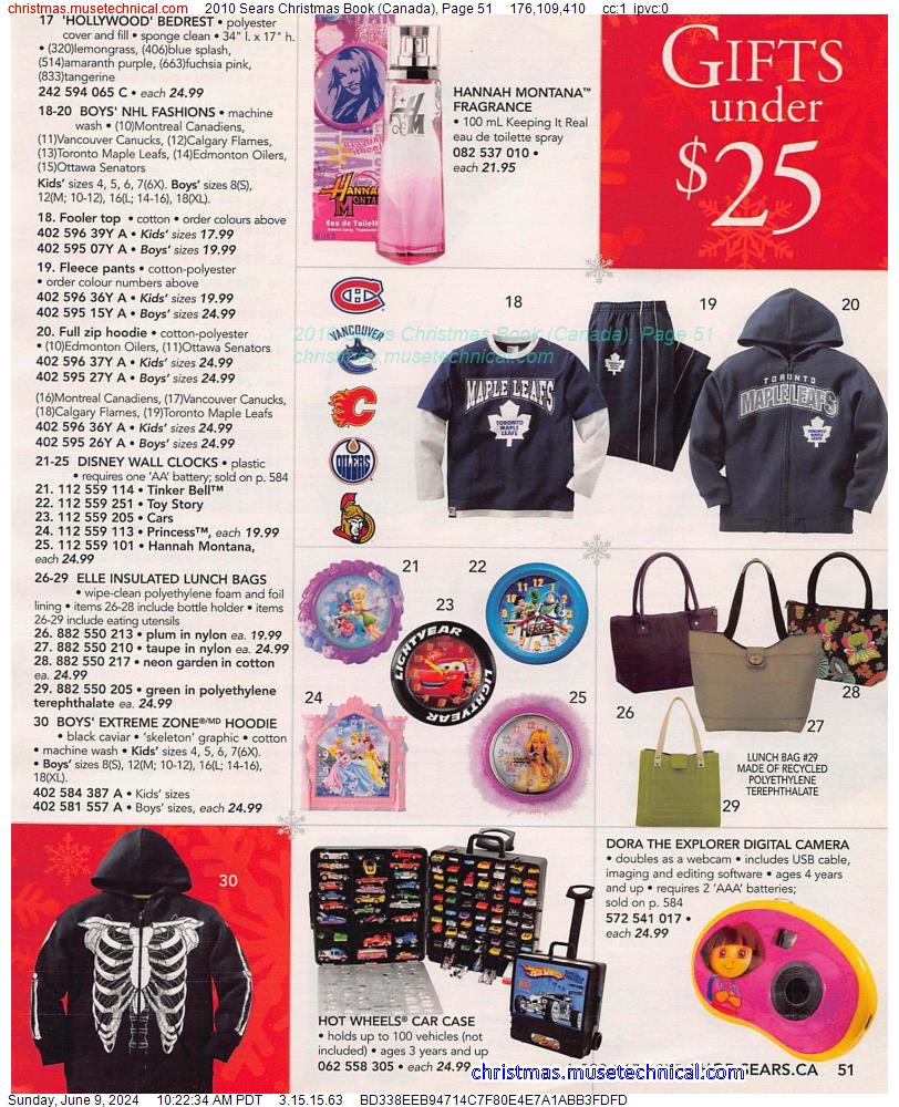 2010 Sears Christmas Book (Canada), Page 51