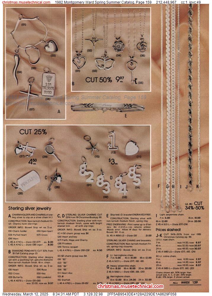 1982 Montgomery Ward Spring Summer Catalog, Page 159