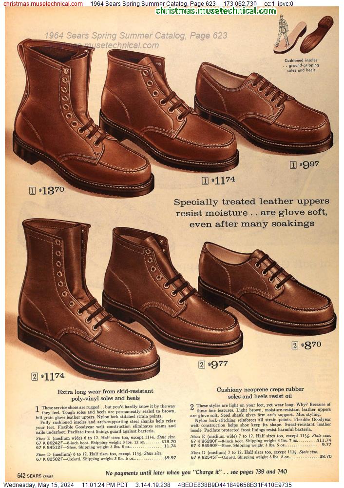 1964 Sears Spring Summer Catalog, Page 623