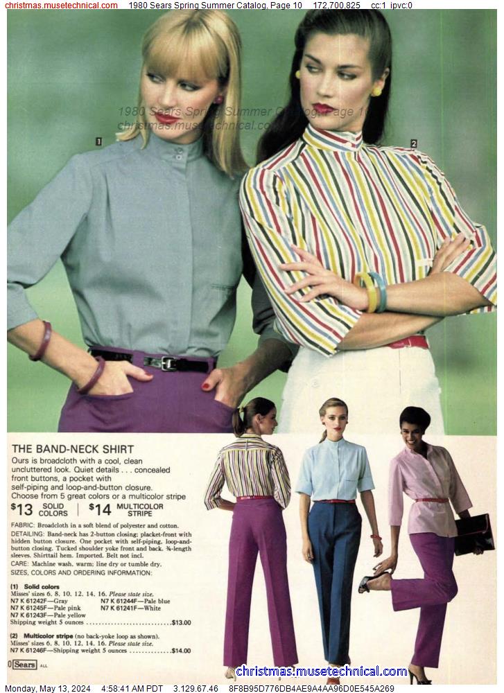 1980 Sears Spring Summer Catalog, Page 10