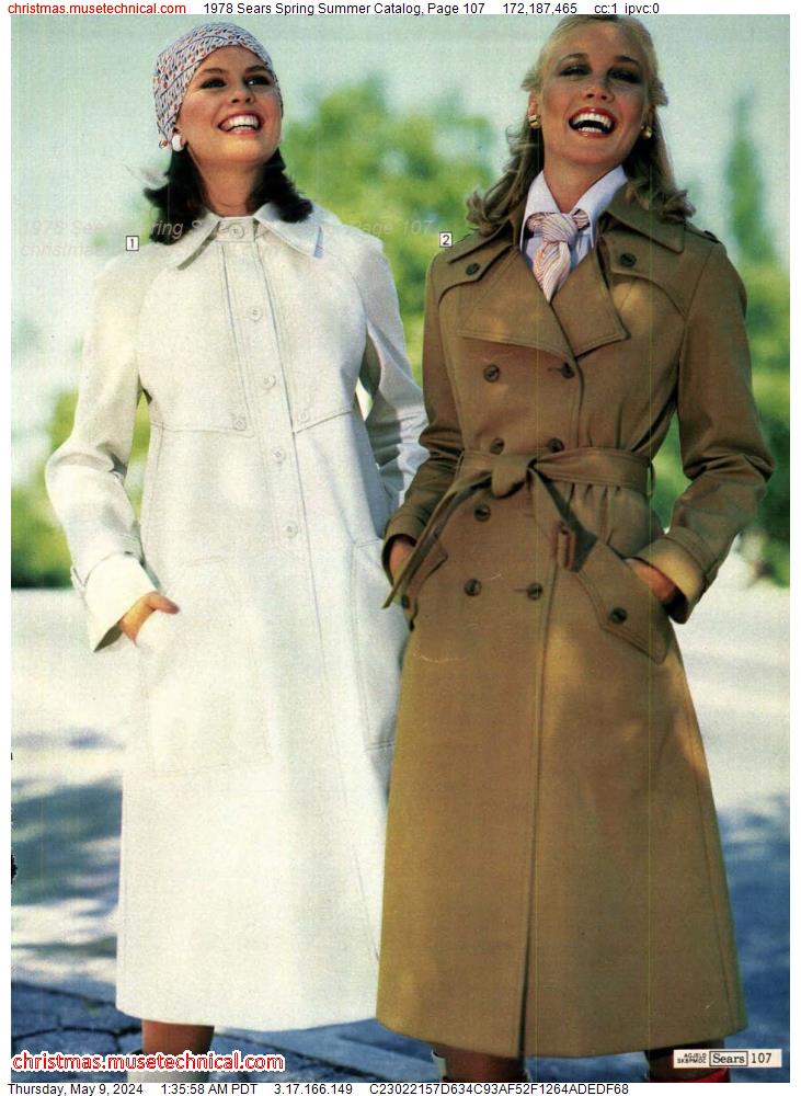 1978 Sears Spring Summer Catalog, Page 107