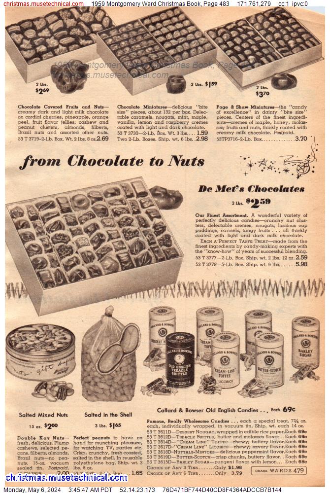 1959 Montgomery Ward Christmas Book, Page 483