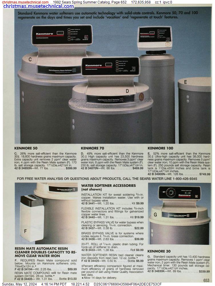1992 Sears Spring Summer Catalog, Page 652