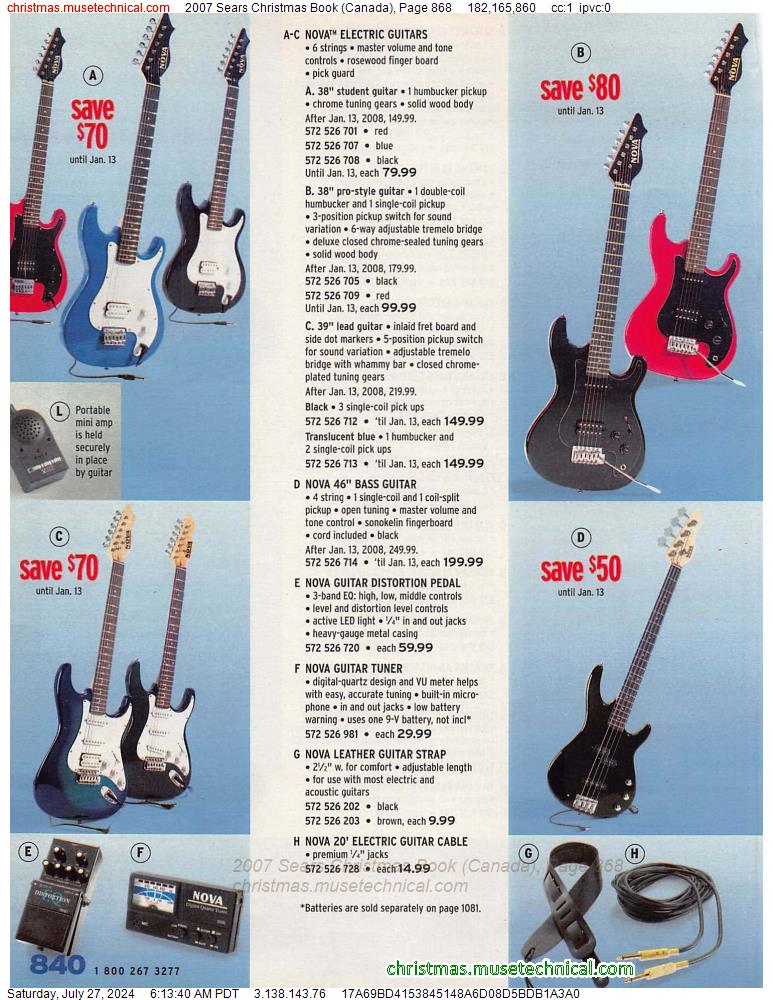 2007 Sears Christmas Book (Canada), Page 868