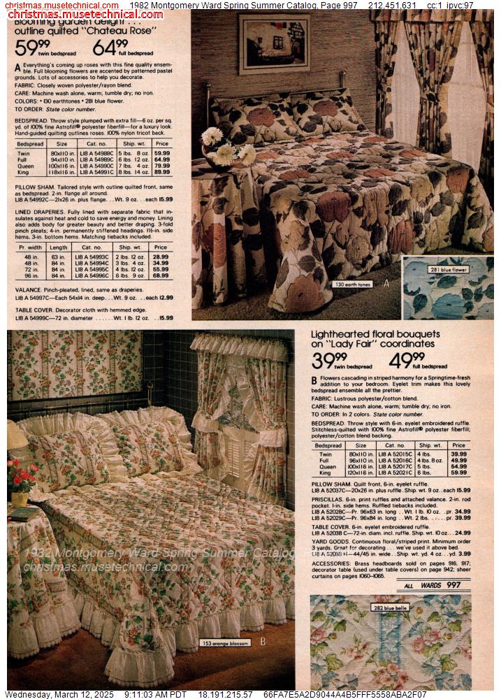 1982 Montgomery Ward Spring Summer Catalog, Page 997